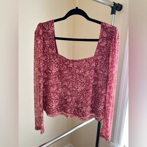 Floral crop top